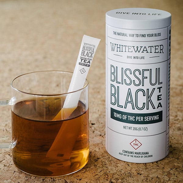 Cannabis infused tea whitewater black product