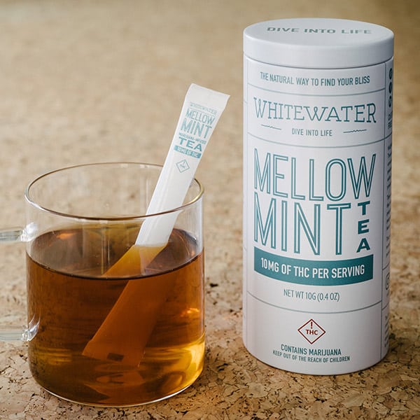 Cannabis infused tea whitewater mint