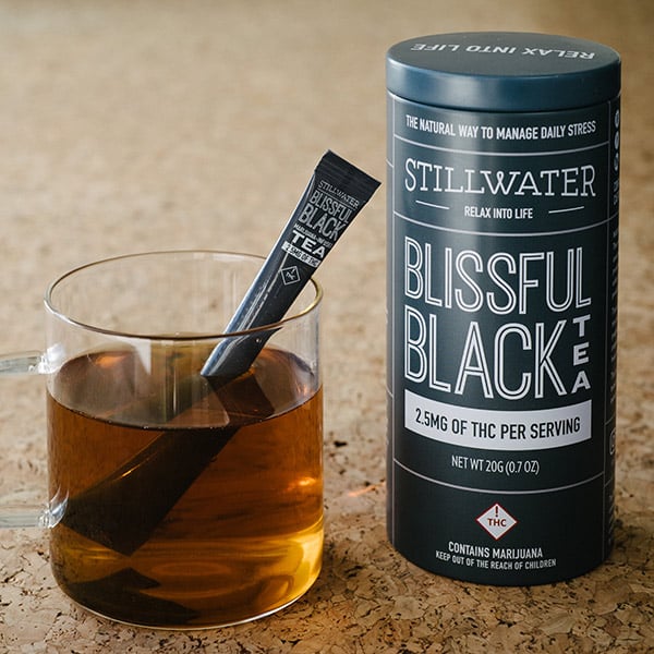 cannabis infused tea blissful black