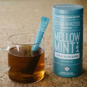 mellow mint cannabis infused tea cbd