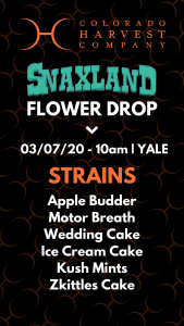 Snaxland flower drop strains
