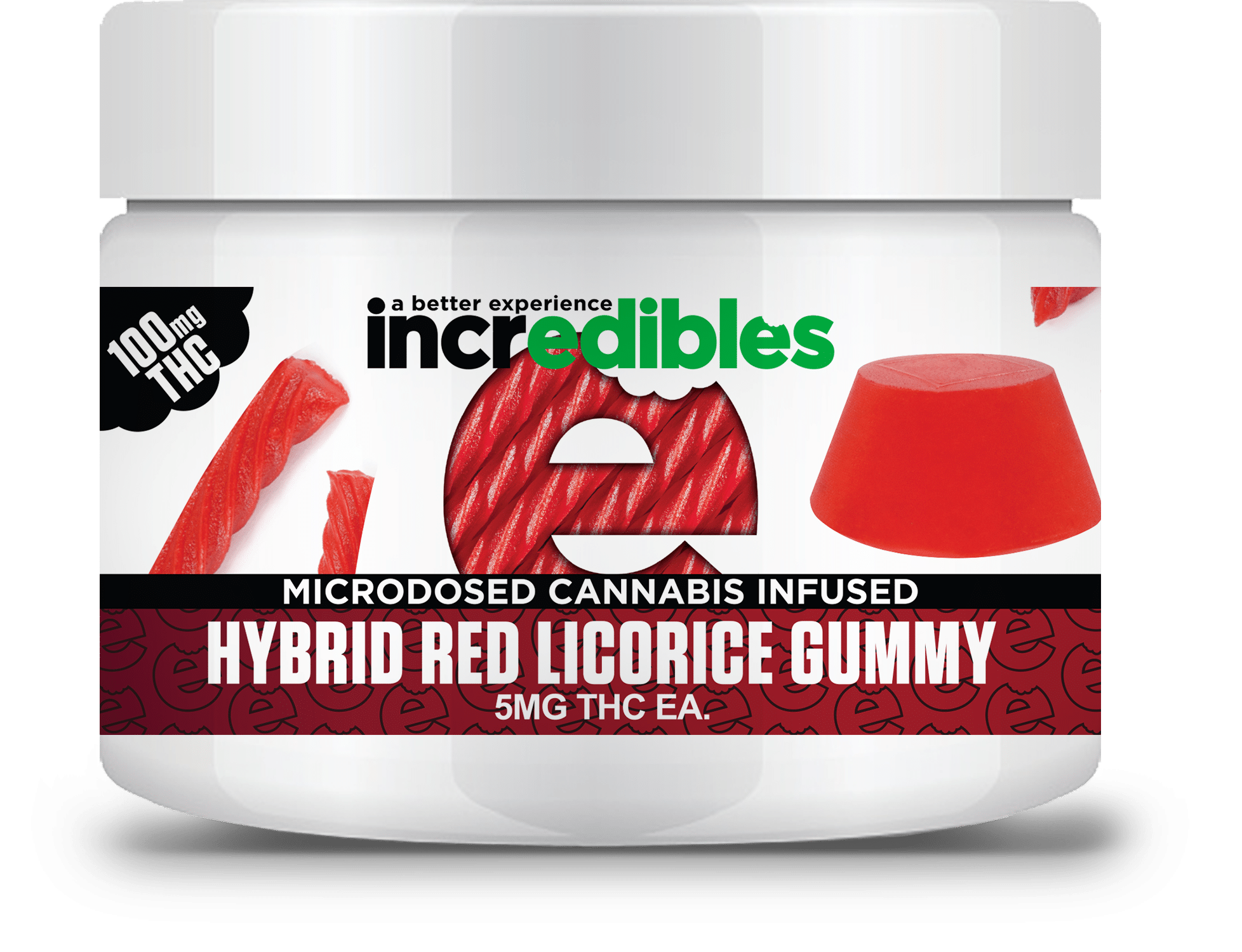 Incredibles Gummies - Hybrid red licorice gummy