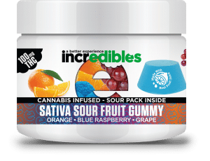 Incredibles Gummies - Sativa Sour Fruit Gummy