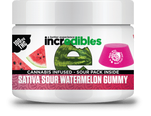 Incredibles Gummies - Sativa Sour Watermelon Gummy