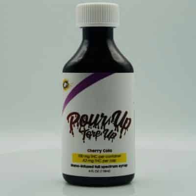 THC Syrup - Pour Up Tore Up - Cherry Cola - 100mg THC