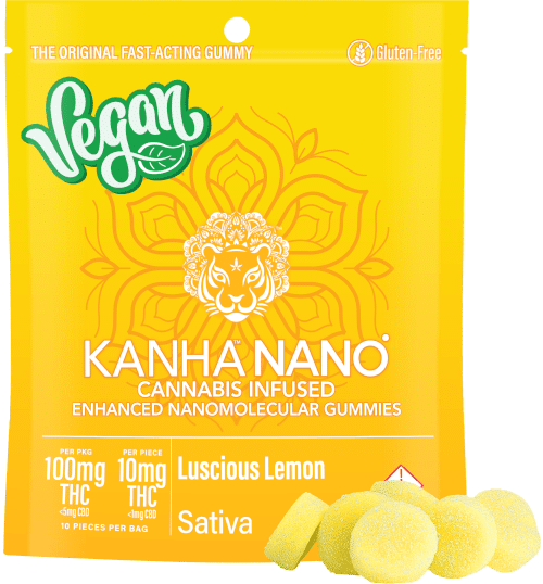 Kanha nano Gummies Luscious Lemon