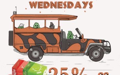 Find out more about the WYLD Wednesday 25% off discount!