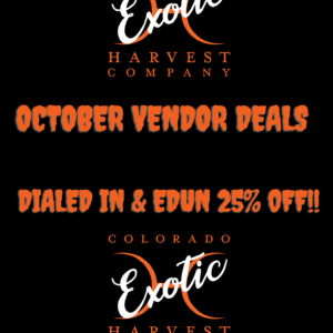Colorado Harvest Company October Vendor Deals